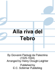 Alla riva del Tebro (By the smooth-flowing Tiber)