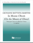 On the Mount of Olives (In monte Oliveti)