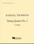 String Quartet No. 2 (Full Score)