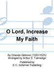 O Lord, Increase My Faith