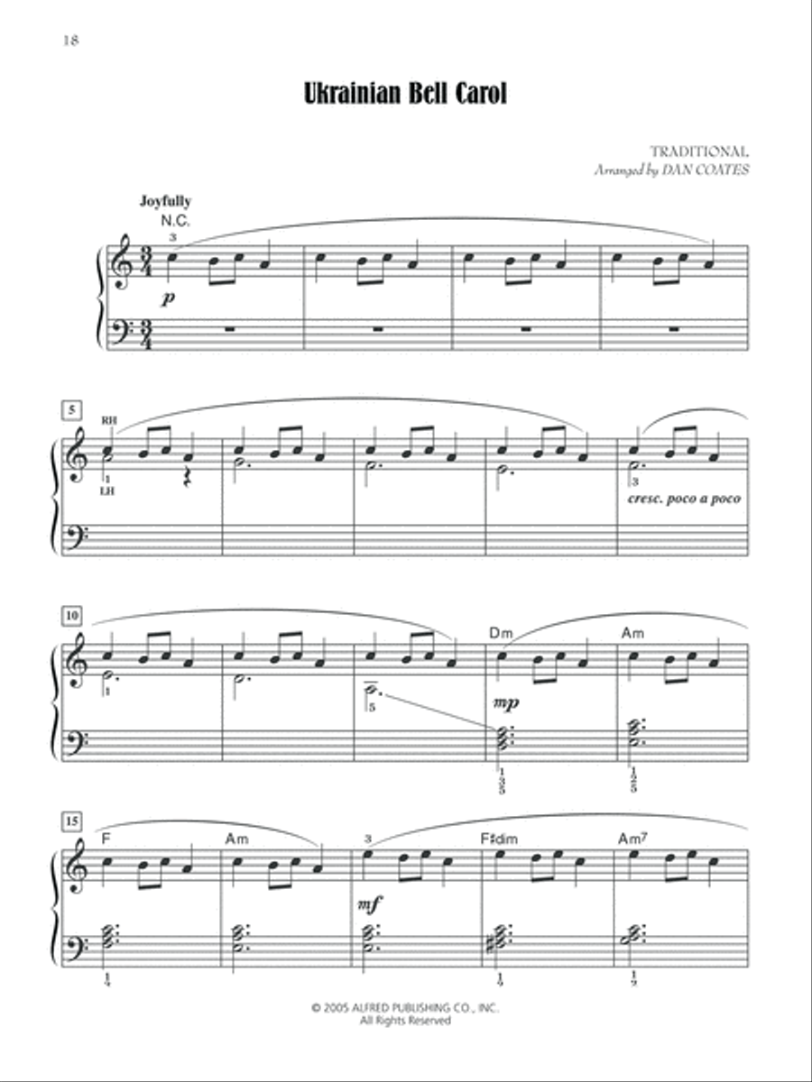 Fun & Jolly Christmas Songs, Book 2 Piano Solo scores gallery preview page 3