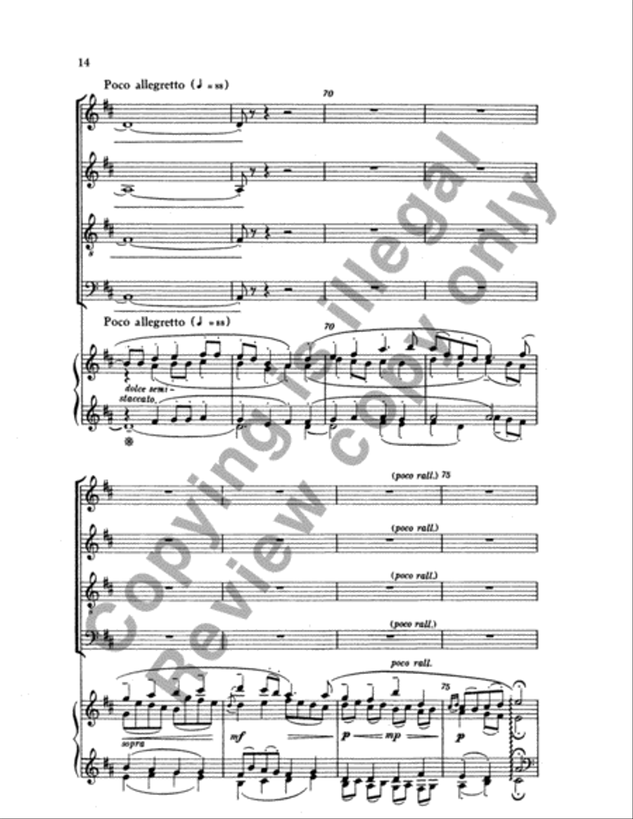 The Road Not Taken - SATB - From 