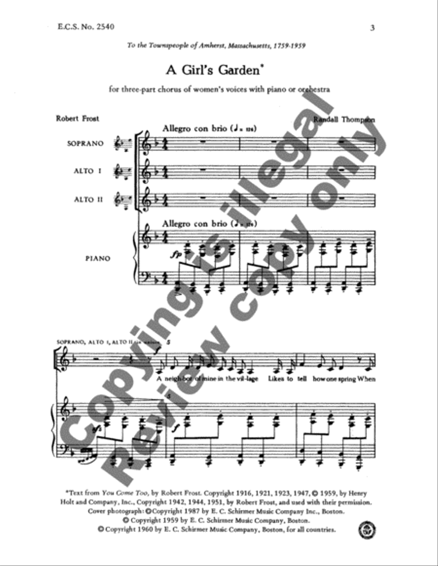 A Girl's Garden - SAA - From 