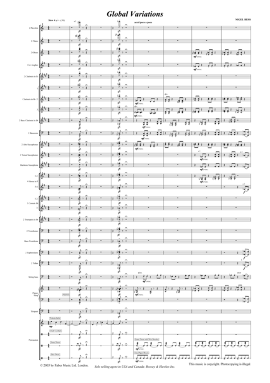 Global Variations Global Variations Concert Band scores gallery preview page 2