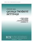 George Herbert Settings: Coloss:3.3. Our life is hid with Christ in God
