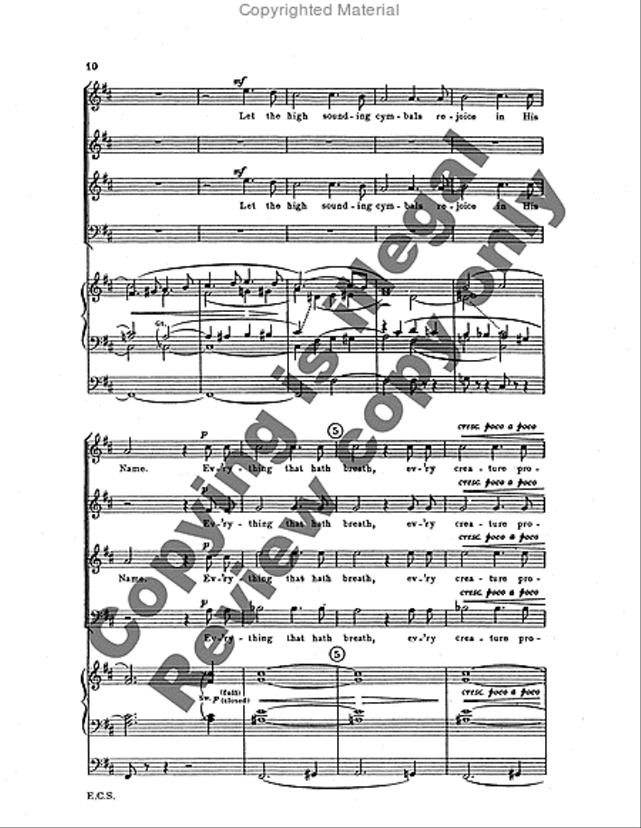 Psalm 150: Sing Praise to God Choir scores gallery preview page 6