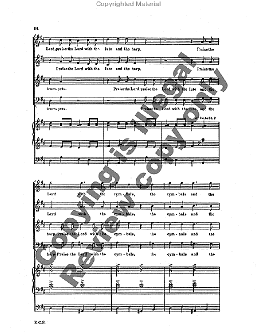 Psalm 150: Sing Praise to God Choir scores gallery preview page 8