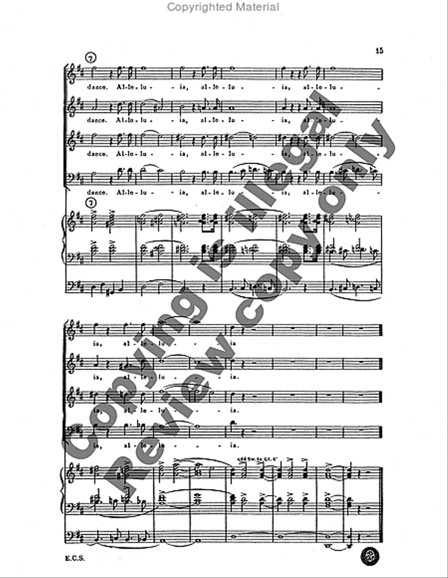 Psalm 150: Sing Praise to God Choir scores gallery preview page 9