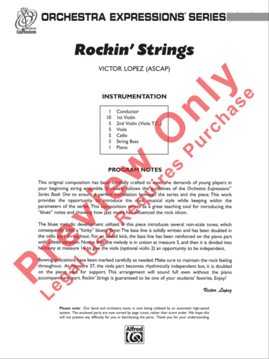 Rockin' Strings String Orchestra scores gallery preview page 2