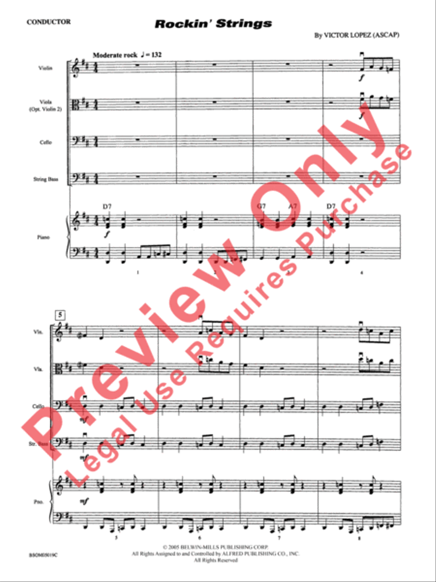 Rockin' Strings String Orchestra scores gallery preview page 4