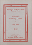 Five Pieces for String Quartet