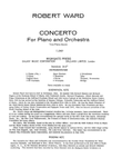 Concerto for Piano & Orchestra