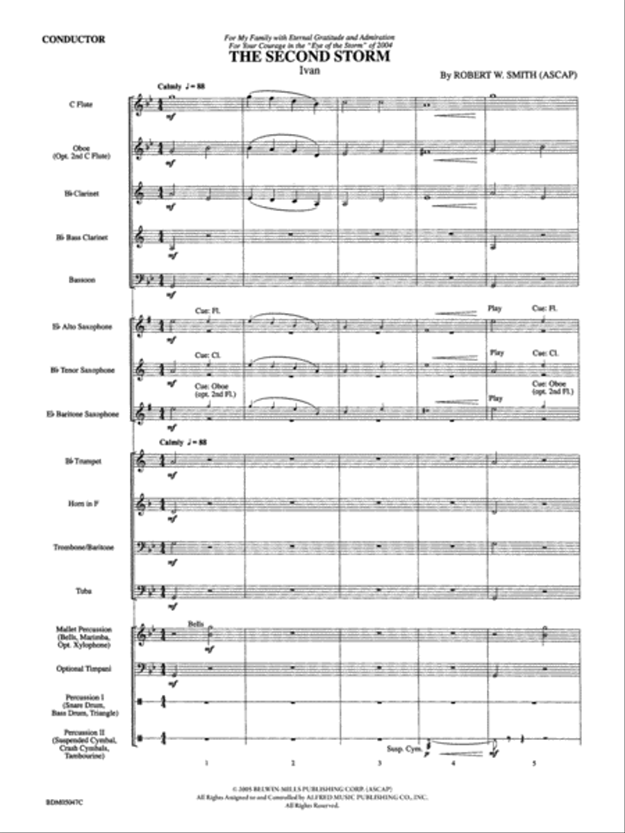 The Second Storm Concert Band scores gallery preview page 4
