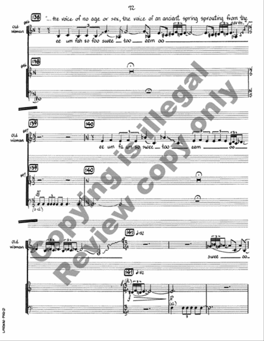 Mrs. Dalloway (Piano/Vocal Score) Choir scores gallery preview page 26