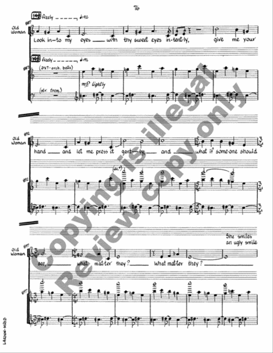 Mrs. Dalloway (Piano/Vocal Score) Choir scores gallery preview page 30