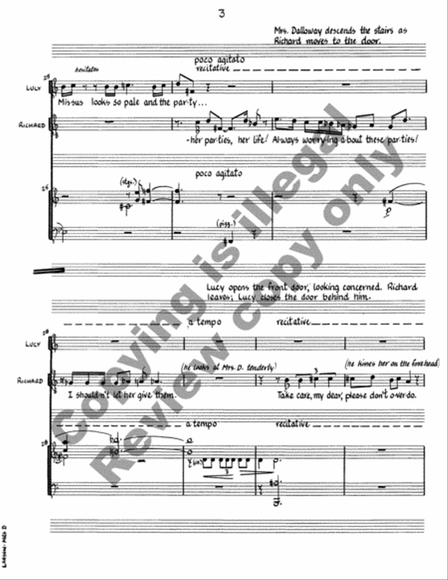 Mrs. Dalloway (Piano/Vocal Score) Choir scores gallery preview page 5