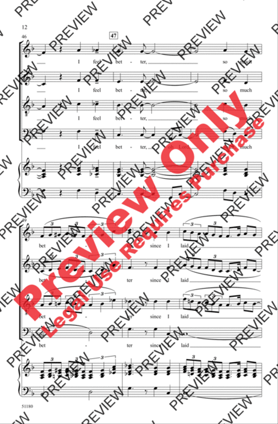 I Got Shoes I Got Shoes 4-Part scores gallery preview page 12