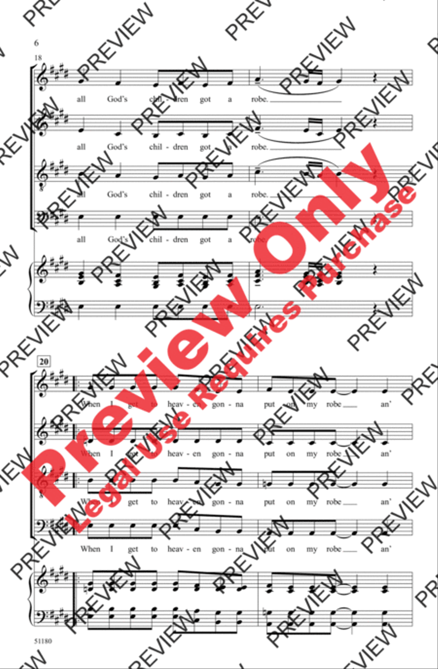 I Got Shoes I Got Shoes 4-Part scores gallery preview page 6