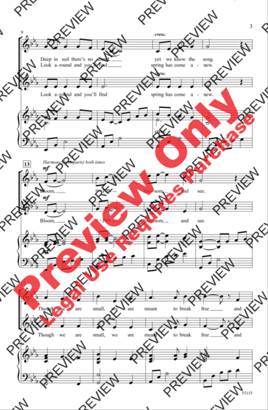 Bloom Bloom 2-Part scores gallery preview page 3