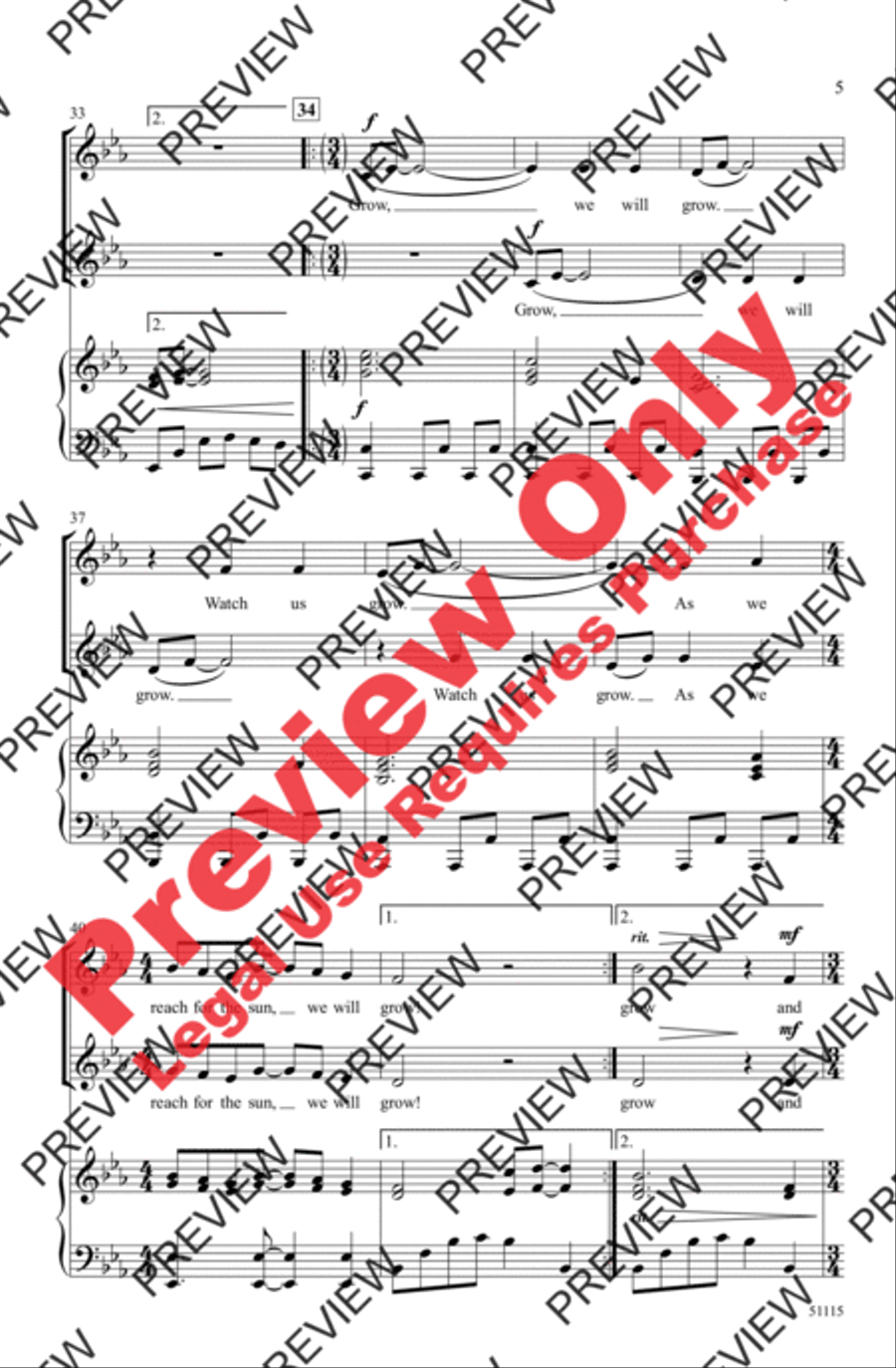 Bloom Bloom 2-Part scores gallery preview page 5