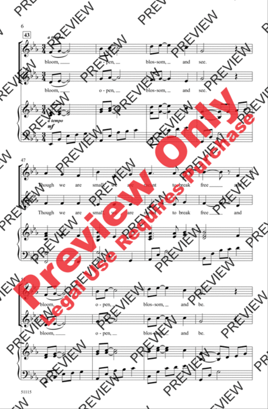 Bloom Bloom 2-Part scores gallery preview page 6