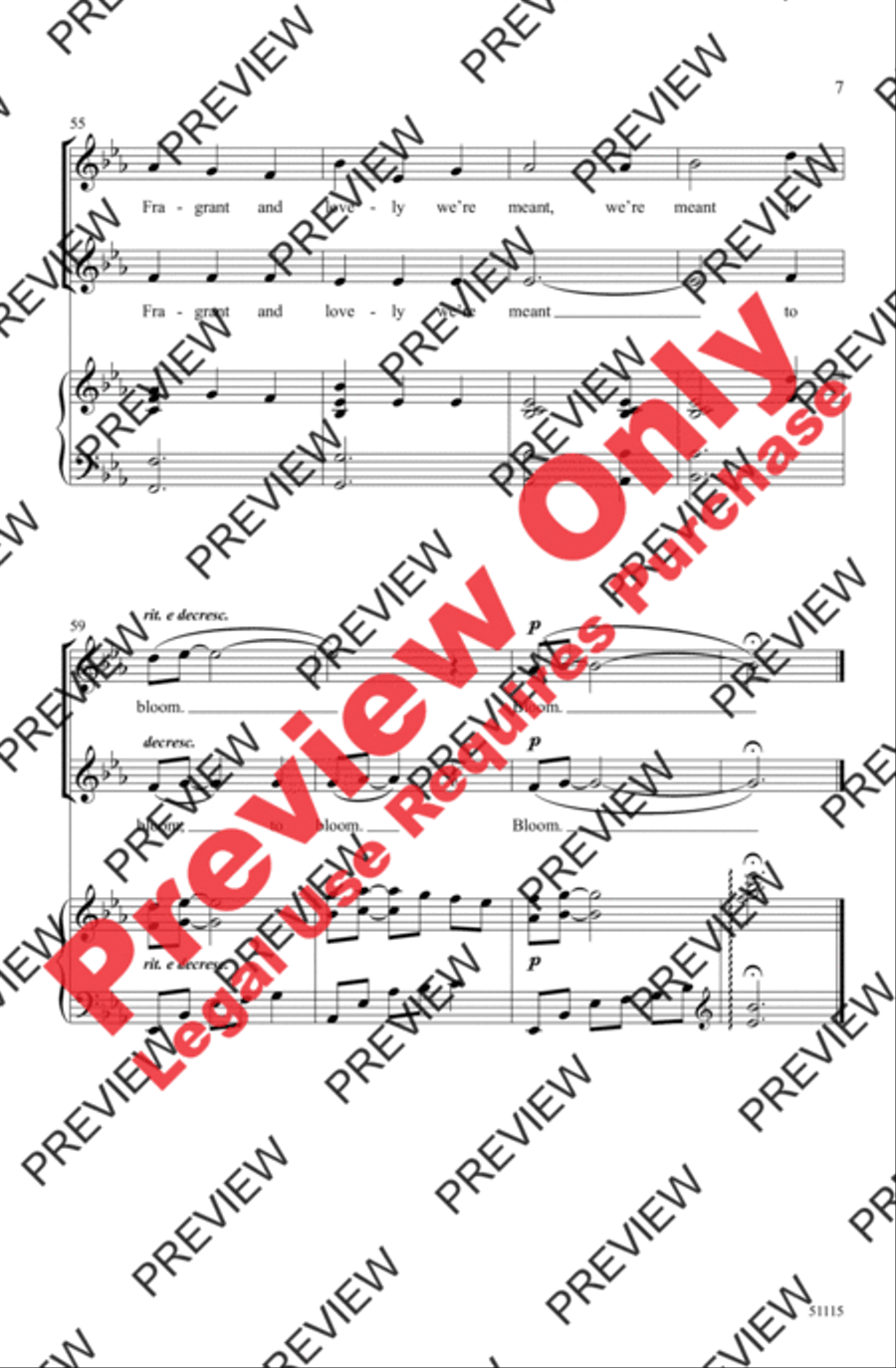 Bloom Bloom 2-Part scores gallery preview page 7