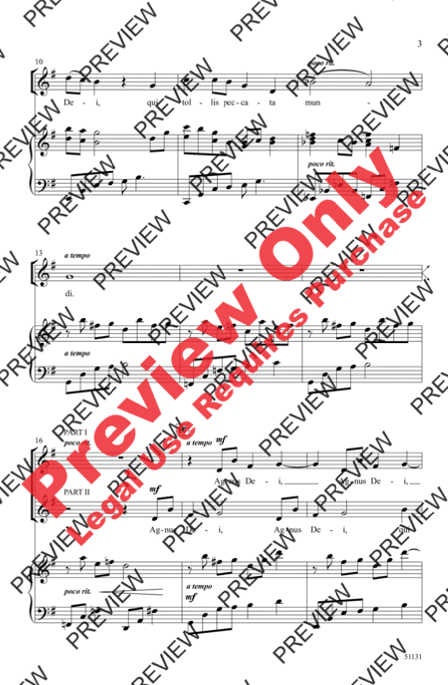 Agnus Dei Agnus Dei 2-Part scores gallery preview page 3