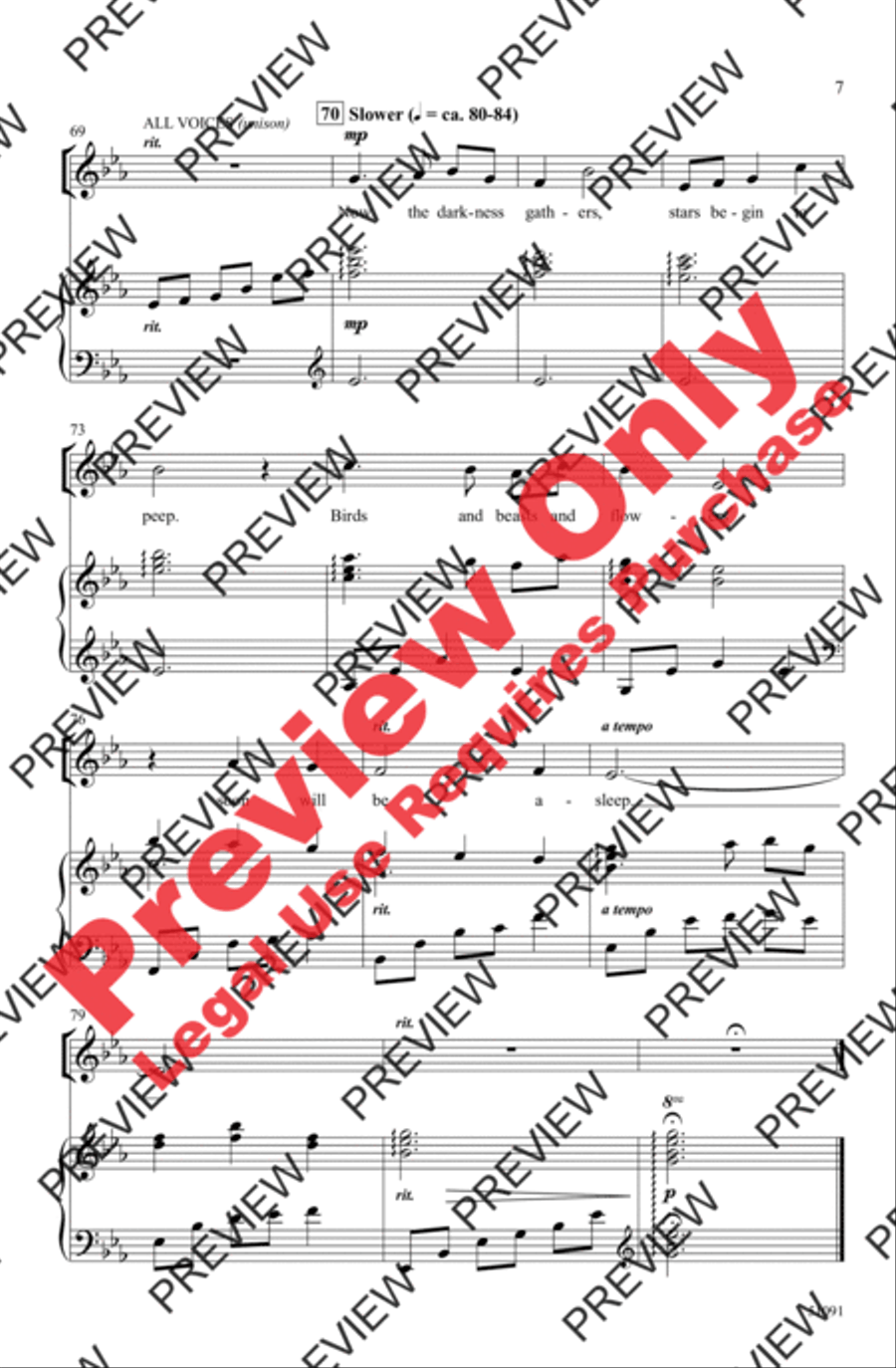 Now the Day Is Over Now the Day Is Over 2-Part scores gallery preview page 7