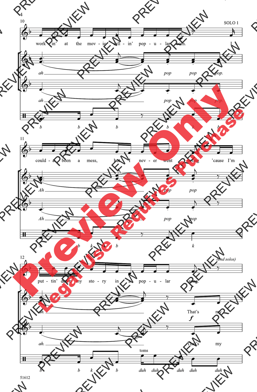 Popular Song by Stephen Schwartz SSAA - Sheet Music page 4