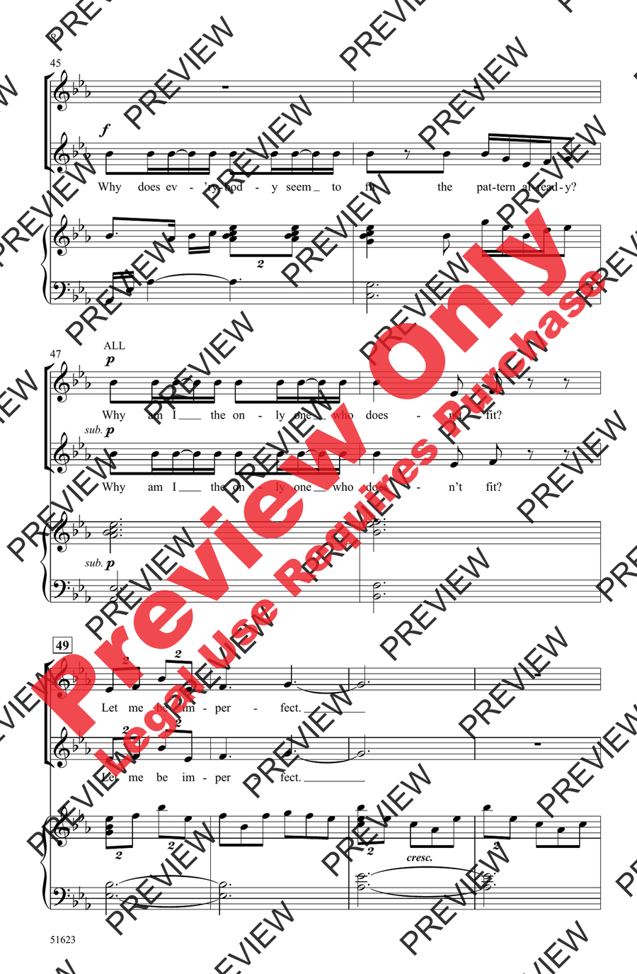 The Pattern SSAA - Sheet Music page 8