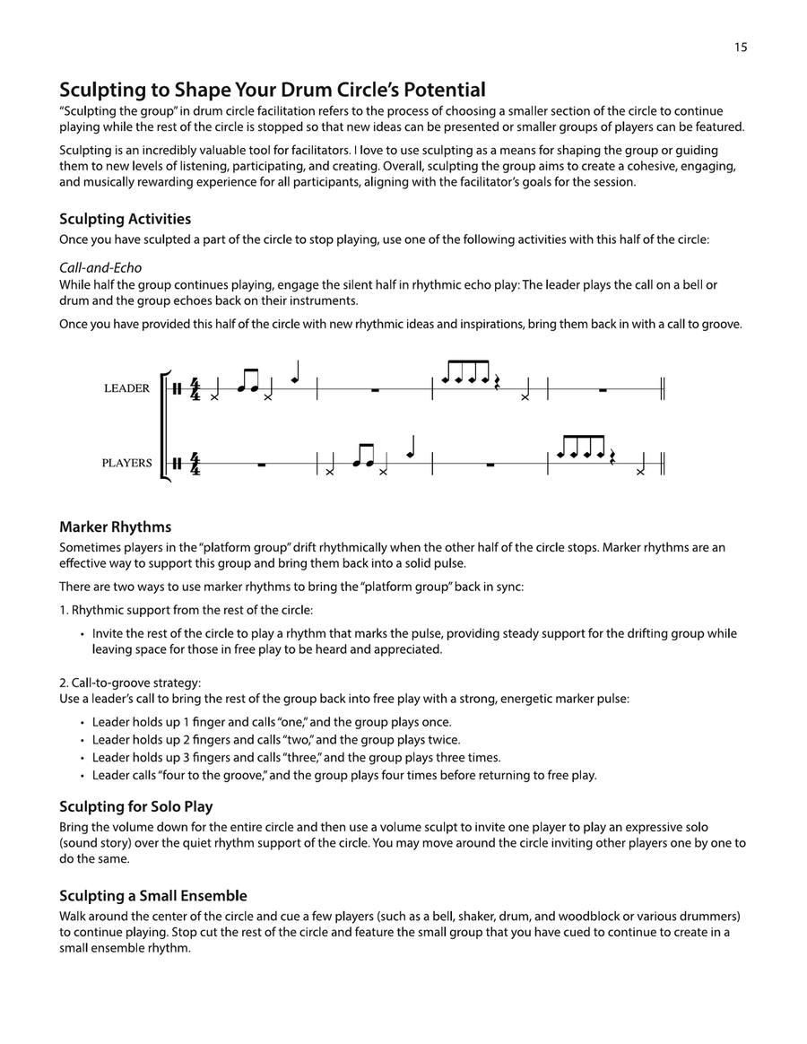 Drum Circles 101 Percussion - Sheet Music page 4