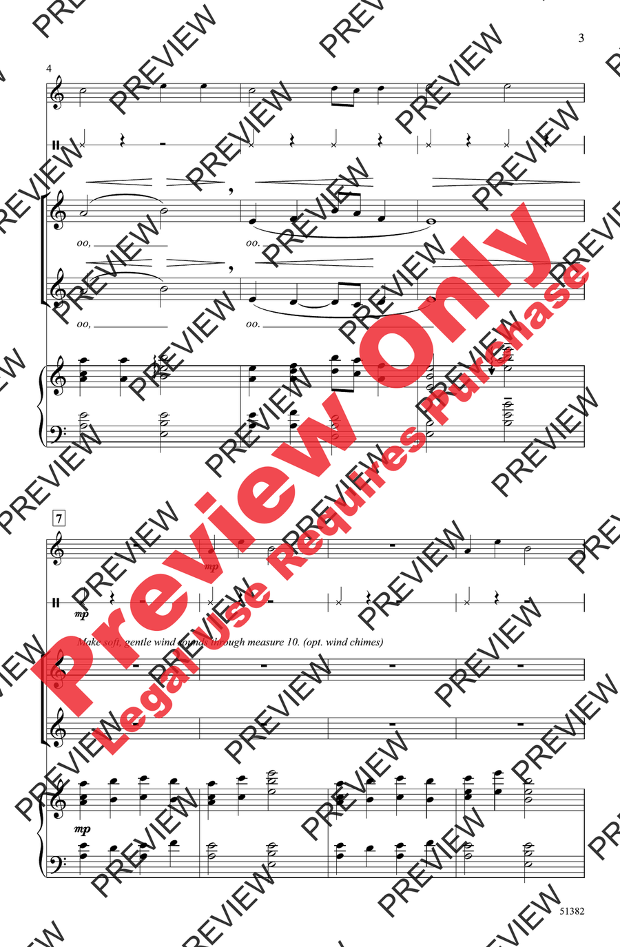 Sakura by Sally K. Albrecht 2-Part - Sheet Music page 3