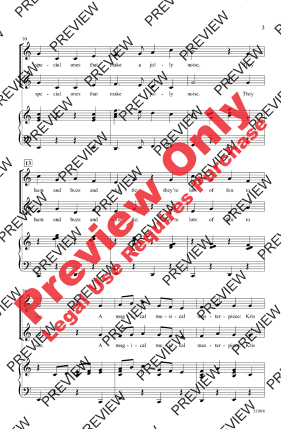 Kris Kringle's Kazoos Kris Kringle's Kazoos 2-Part scores gallery preview page 3
