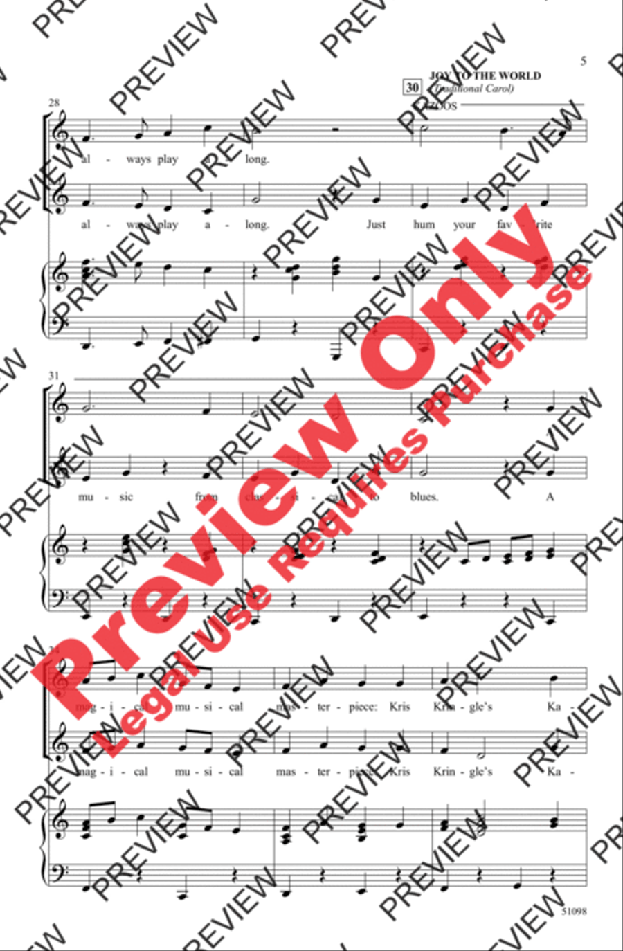 Kris Kringle's Kazoos Kris Kringle's Kazoos 2-Part scores gallery preview page 5