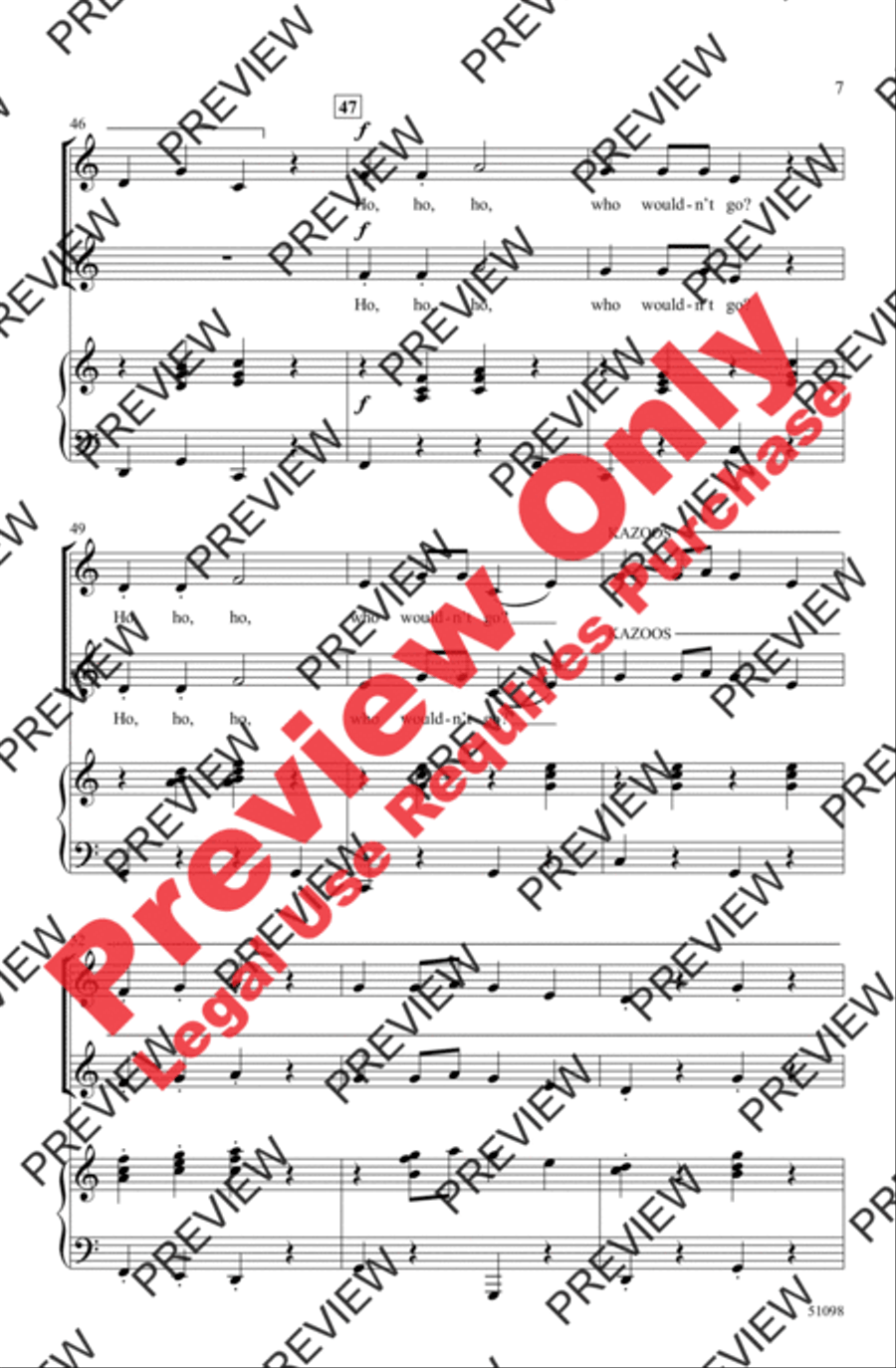 Kris Kringle's Kazoos Kris Kringle's Kazoos 2-Part scores gallery preview page 7