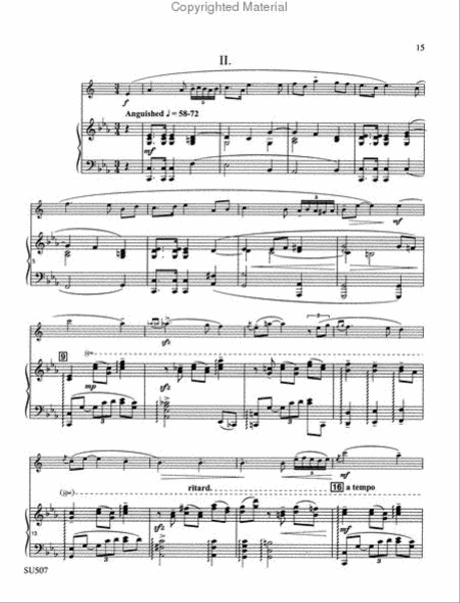 Concerto for Saxophone and Wind Ensemble Alto Saxophone scores gallery preview page 3