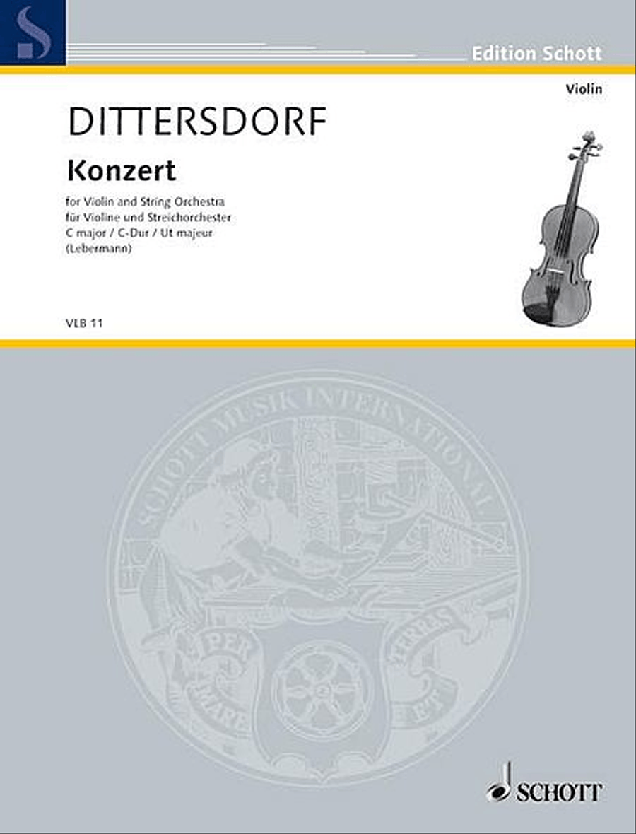 Violin Concerto C Major With Piano Reduction Violin Solo scores gallery preview page 1