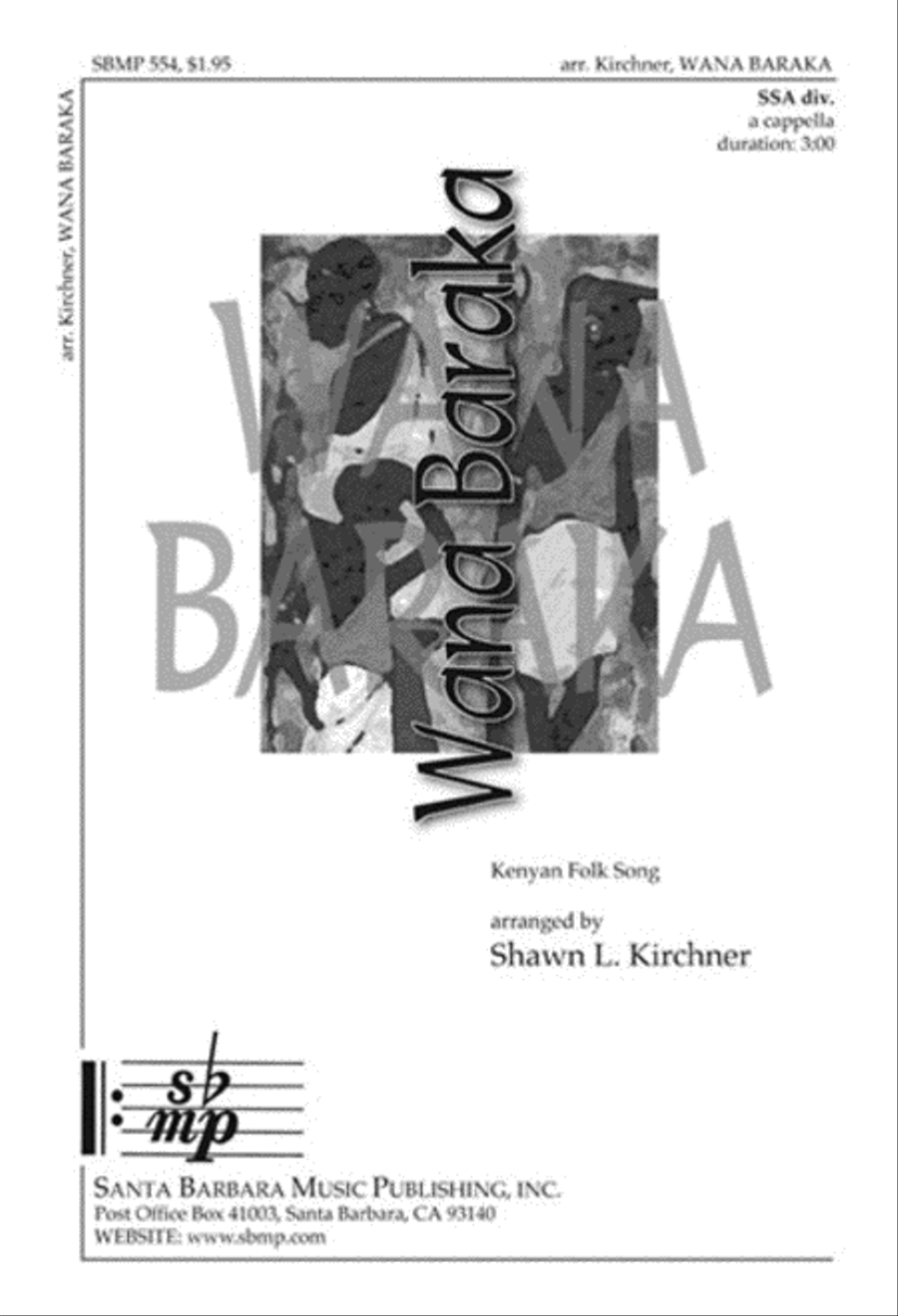 Wana Baraka - SSA divisi Octavo SSA scores gallery preview page 1