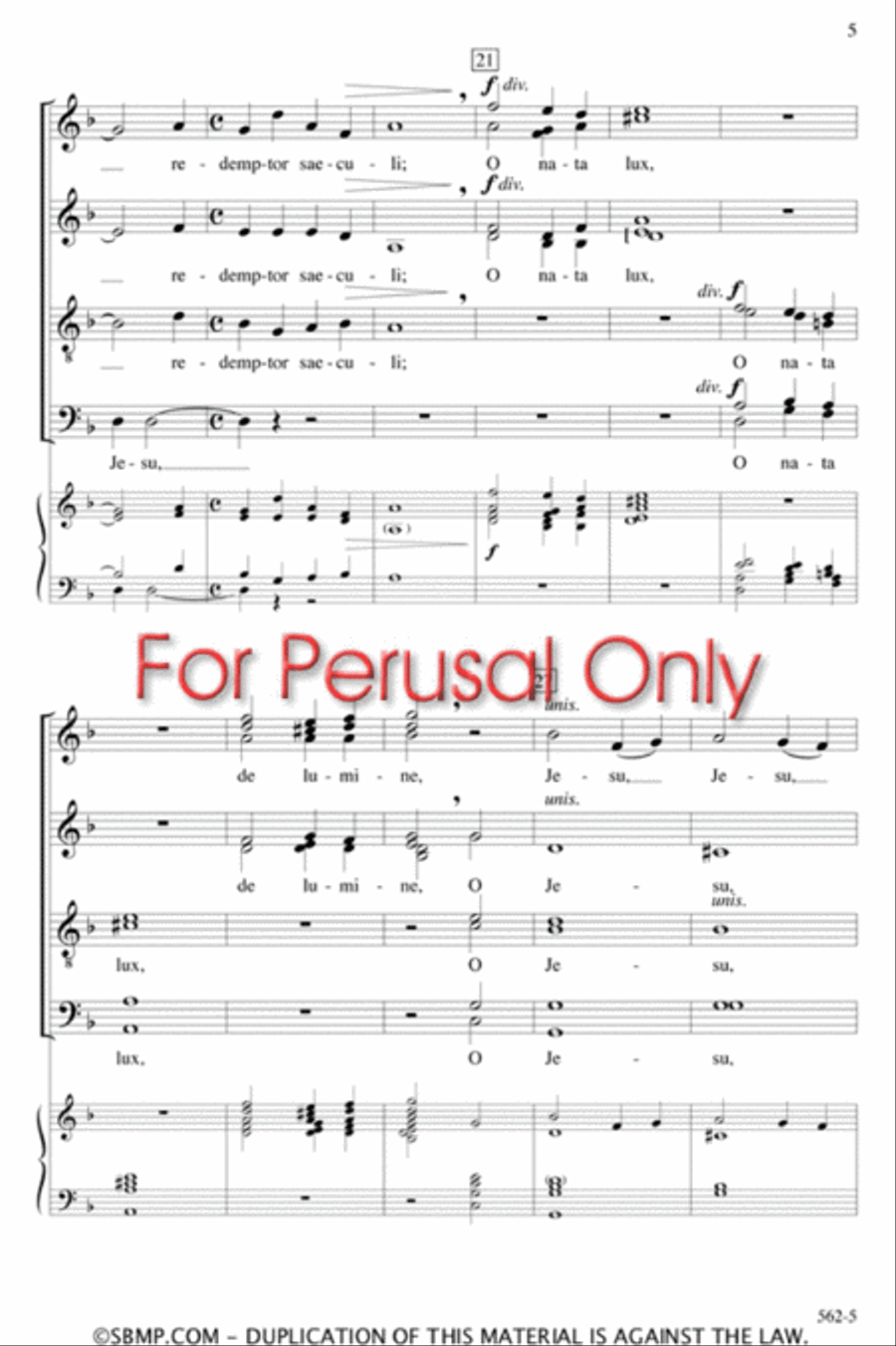 O nata lux O nata lux Divisi scores gallery preview page 4