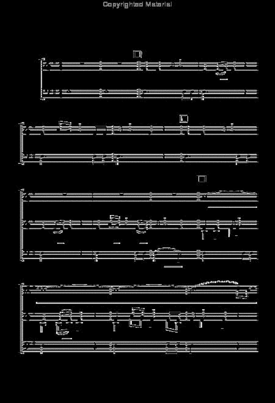 Famine Song - SATB Octavo 4-Part scores gallery preview page 2