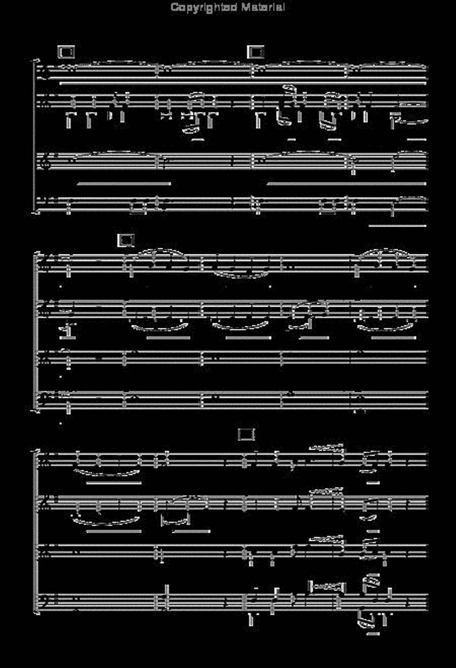 Famine Song - SATB Octavo 4-Part scores gallery preview page 3