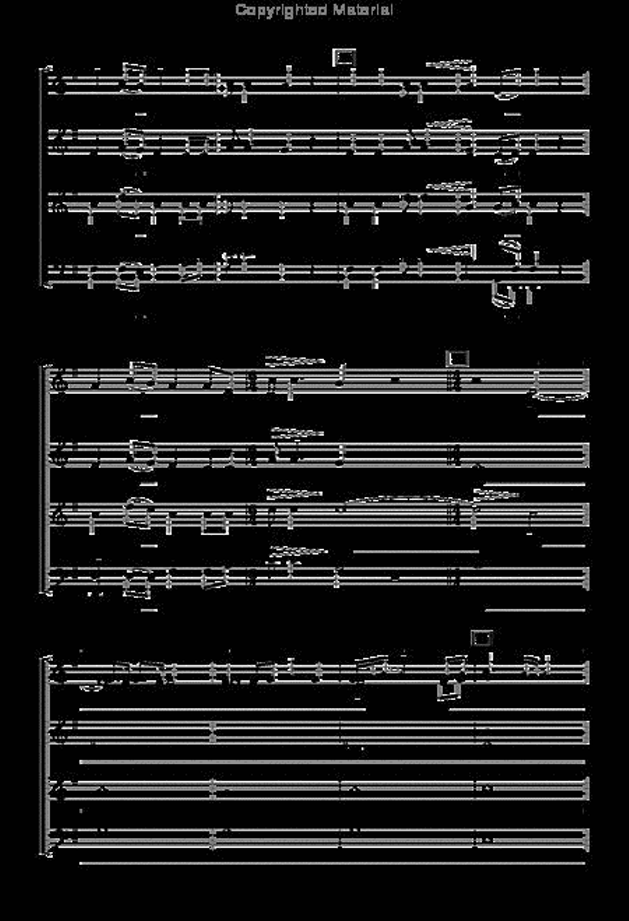 Famine Song - SATB Octavo 4-Part scores gallery preview page 4