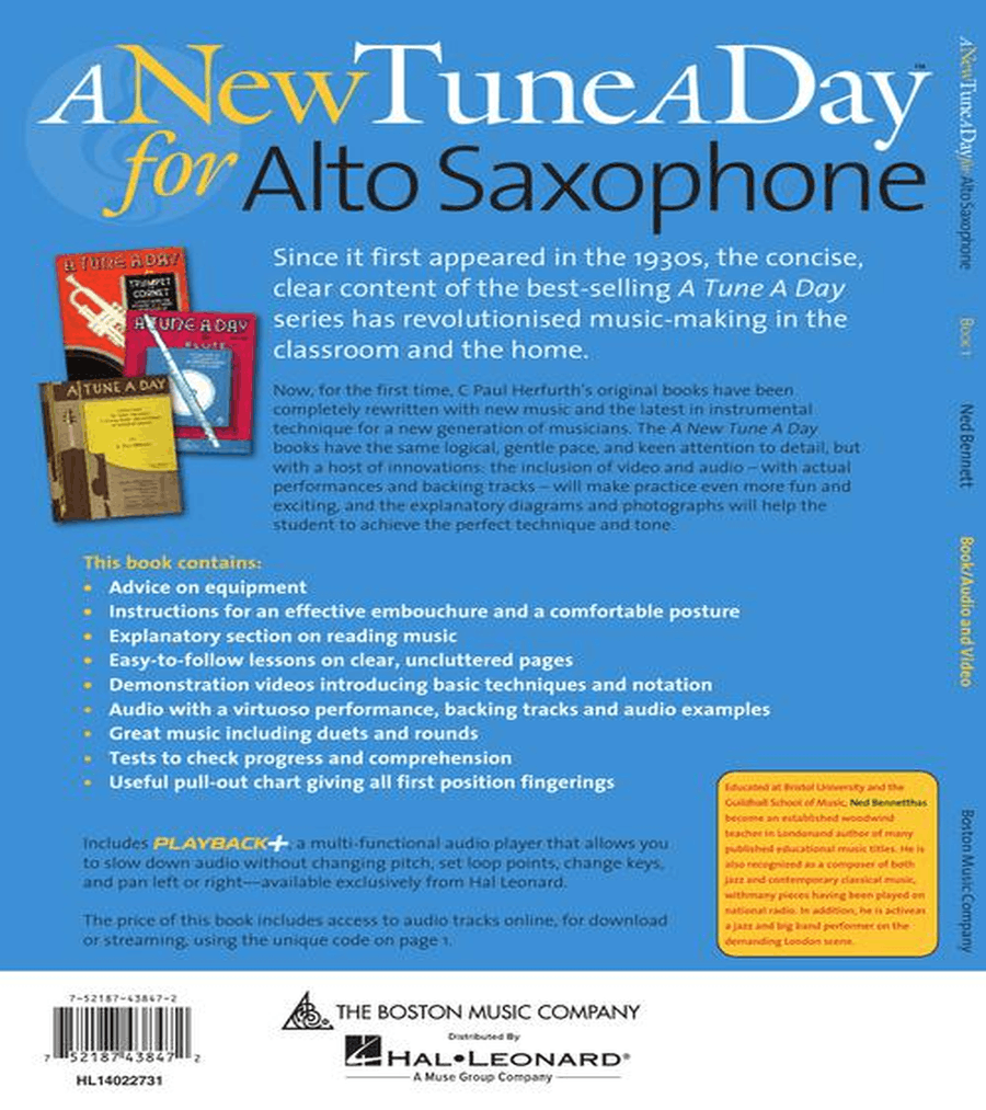A New Tune a Day – Alto Saxophone, Book 1 Concert Band Methods scores gallery preview page 8