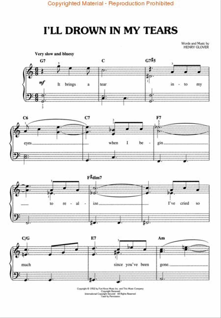 Ray Easy Piano scores gallery preview page 3