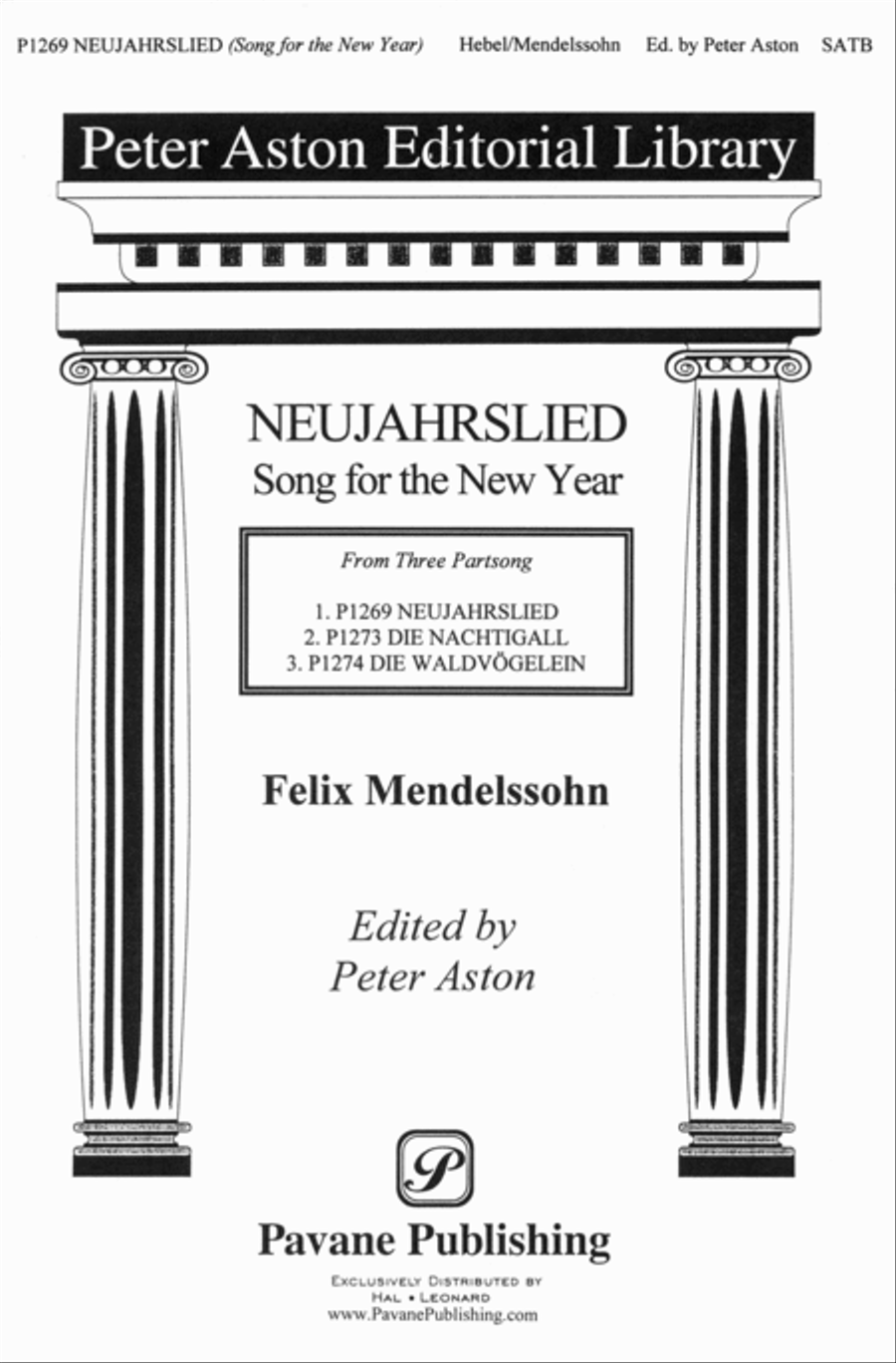 Song for the New Year Song for the New Year 4-Part scores gallery preview page 1