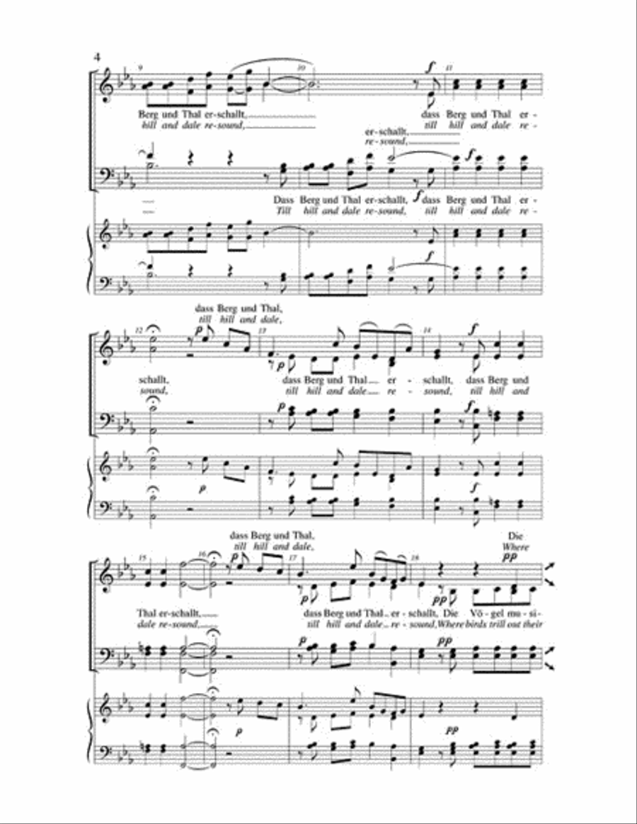 The Woodland Songsters The Woodland Songsters 4-Part scores gallery preview page 3