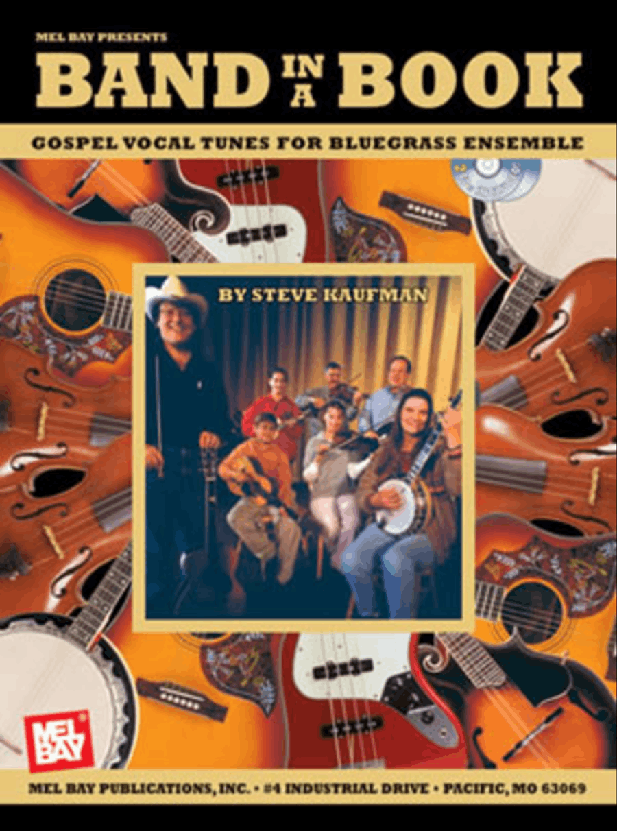 Band in a Book: Gospel Vocal Tunes for Bluegrass Ensemble by Steve Kaufman Violin - Sheet Music