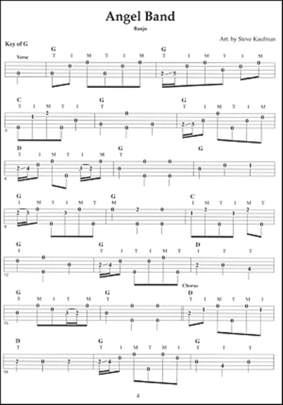Band in a Book: Gospel Vocal Tunes for Bluegrass Ensemble