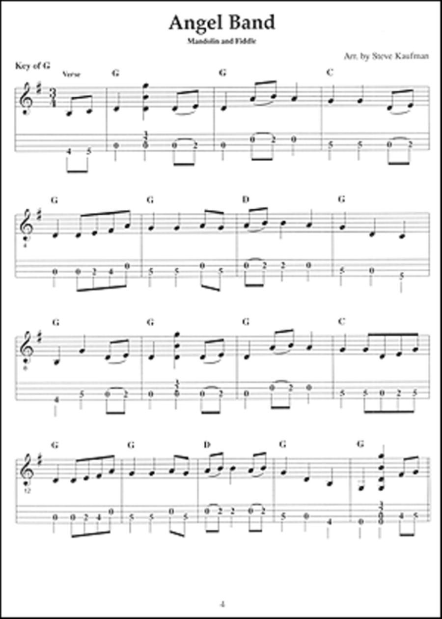 Band in a Book: Gospel Vocal Tunes for Bluegrass Ensemble
