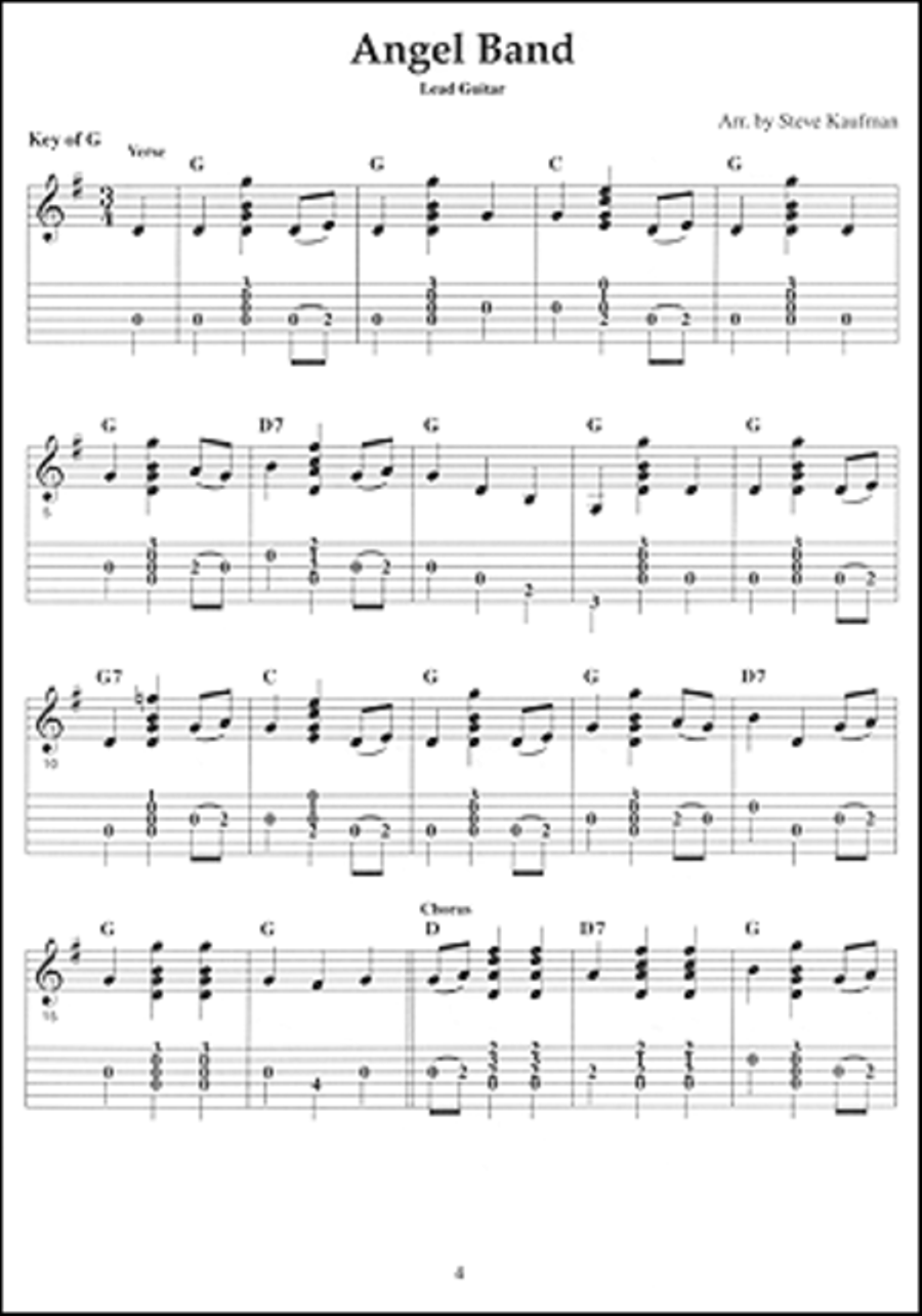 Band in a Book: Gospel Vocal Tunes for Bluegrass Ensemble
